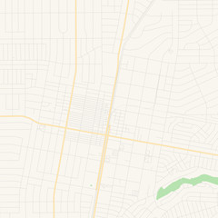 Empty vector map of Hesperia, California, USA