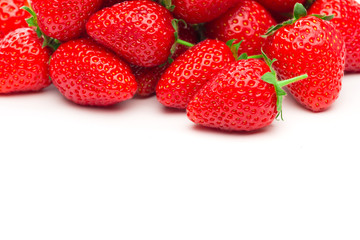 Strawberry isolated on white background. Clipping Path