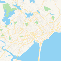 Empty vector map of Lynn, Massachusetts, USA