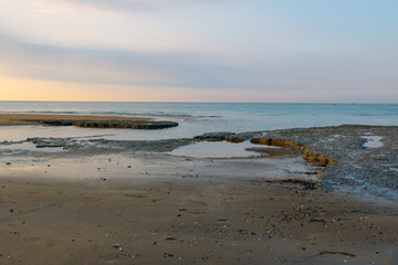 view of the sea from the shore