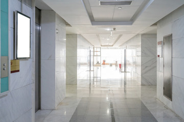 Indoor passageway of office building