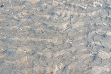 drawings in the sand left by ebb