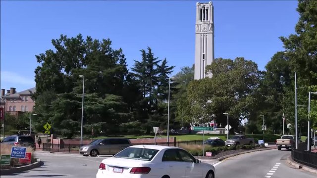 The Memorial Bell Tower at NC State timelapse