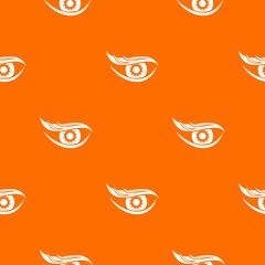 Eyesight pattern vector orange for any web design best