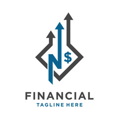 initial logo N financial