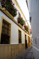 Fototapeta na wymiar 花で飾られたバルコニー／Cordoba, Spain