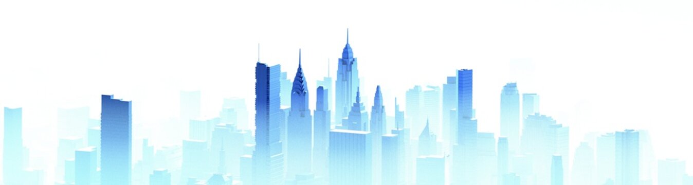 CITY BLUE PANORAMA 