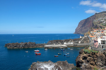 View of Câmara de Lobos, Madeira, Portugal