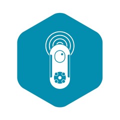 Game joystick icon. Simple illustration of game joystick vector icon for web