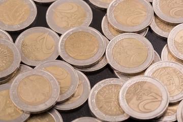 euro coins
