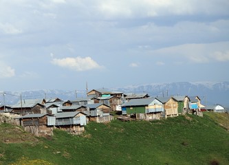 amazing village photos and mountain landscapes.artvin/savsat/turkey