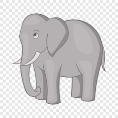 Elephant icon. Cartoon illustration of elephant vector icon for web