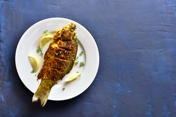Grilled fish
