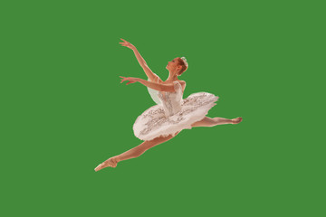 Ballet on green screen
