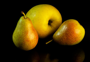 Fototapeta na wymiar pear lying on the table