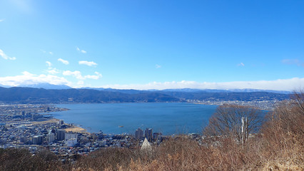 Japan Nagano Prefecture Suwa lake