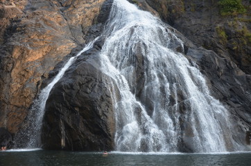 Goa, India. Waterfall