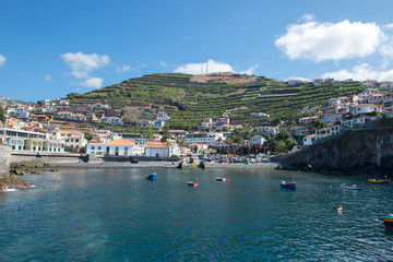 Fototapeta na wymiar View of Câmara de Lobos, Madeira, Portugal