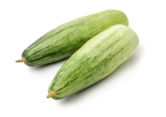 Muskmelon (yangjiaomitianguo) on white background