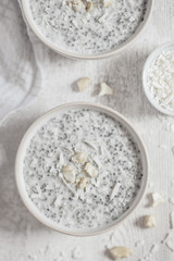 Porridge noix de coco et cajou