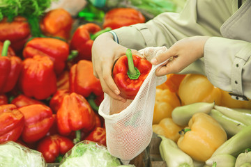 zero waste shopping on farmerts market
