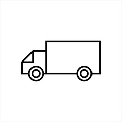 delivery truck icon vector