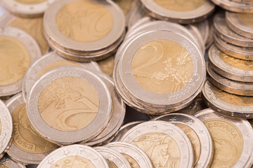 euro coins