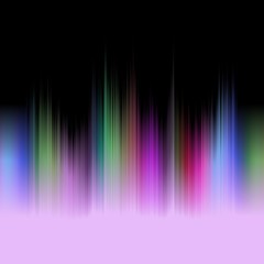 Colors glare spectrum on  black background. Art design