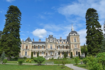 Castle in Leobendorf city Austria