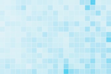 gradient of abstract blue grid tile wall.