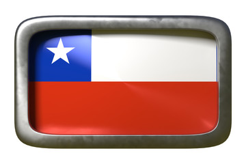 Obraz premium Chile flag sign