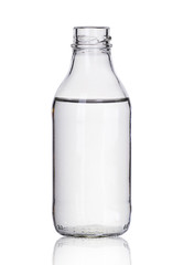 small glass bottle with liquid