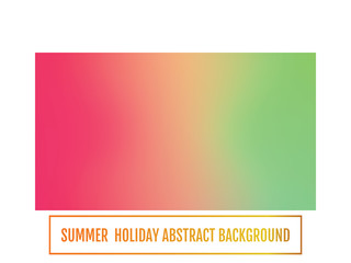 Abstract Color Gradient Background for your Design. Summer holiday banner, abstract background