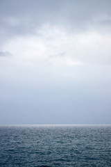 sea cloudy day and mysterious background