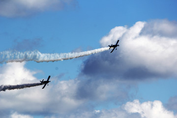 airplane in the sky