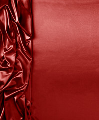 Smooth elegant red silk or satin texture