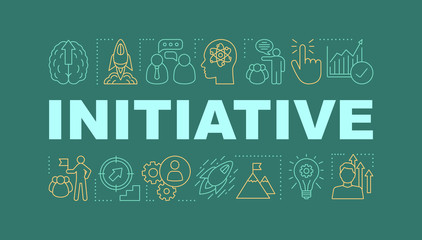 Initiative word concepts banner
