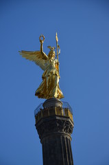 Berlin Victory Column monument in Tiergarten park