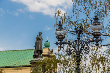 A typical view in Warsaw in Poland