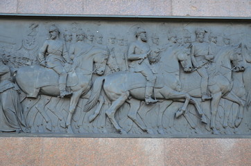 Berlin Victory Column monument in Tiergarten park