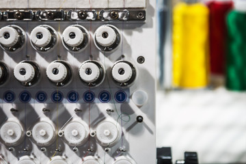 Obraz premium sewing tire for sewing production or in the shop