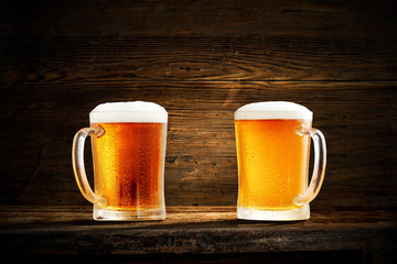 Summer bar and cold beer 
