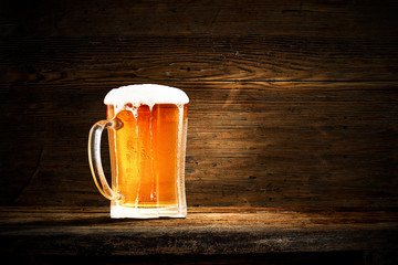 Summer bar and cold beer 