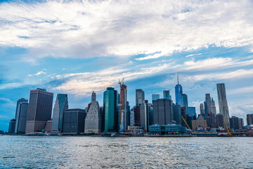 Fototapeta premium Skyline of skyscrapers in Manhattan, New York City, USA