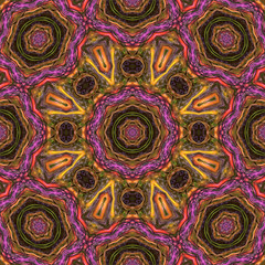 abstrakt bunt oktagonal fraktal grafik