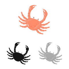 Vector design of fresh  and restaurant logo. Set of fresh  and marine   stock vector illustration.