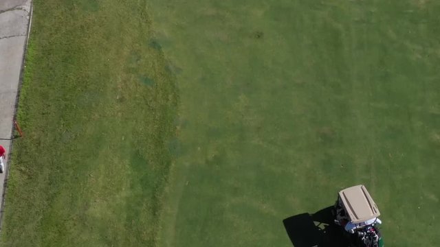golf club and ball
