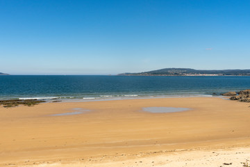 Fototapeta na wymiar Beautiful and paradisiacal beach Perbes, A Coruña. Spain