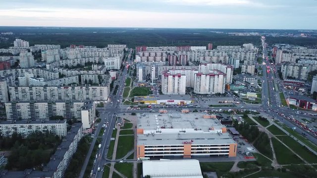 aerial view of St. Petersburg