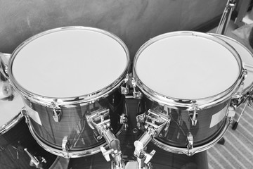 Fototapeta na wymiar close up of drum set